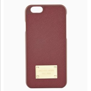 Michael Kors Saffiano Leather Phone Case
